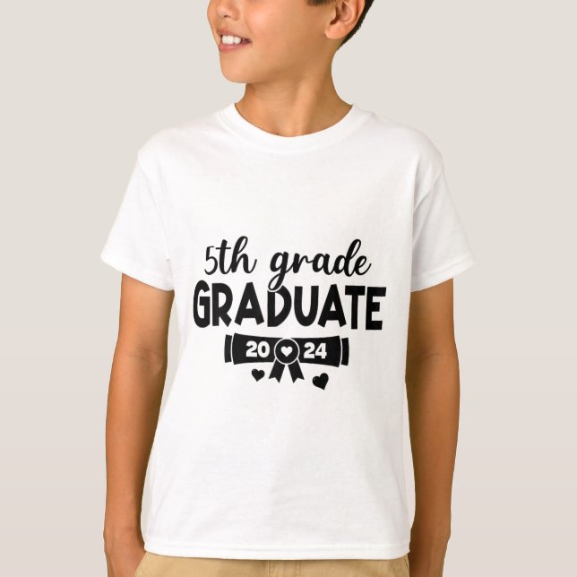 5th Grade Graduate Last Day Of School Senior 2024  T-Shirt (Front)