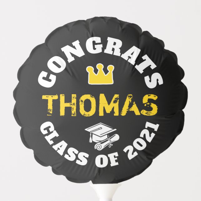 5th Grade Graduation Balloon (Front)