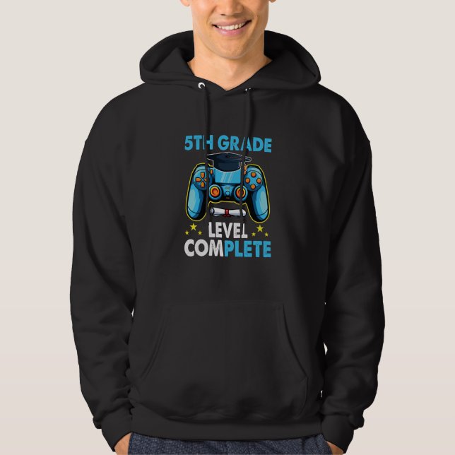 5th Grade Graduation Level Complete Gamer 2023  2 Hoodie (Front)