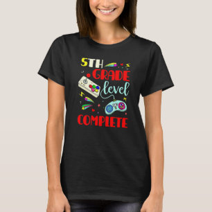 5th Grade Graduation Level Complete Video Gamer T-Shirt