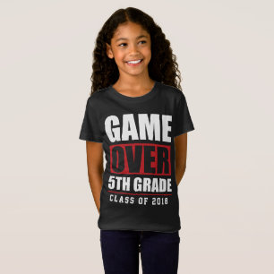 5th Grade Graduation School Begins Class 2018 tee