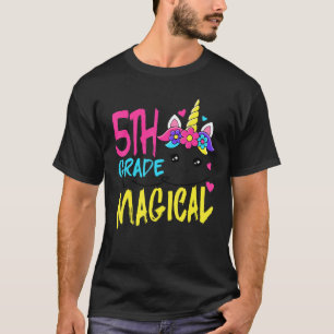 5th Grade Is Magical Back To School Unicorn T-Shirt