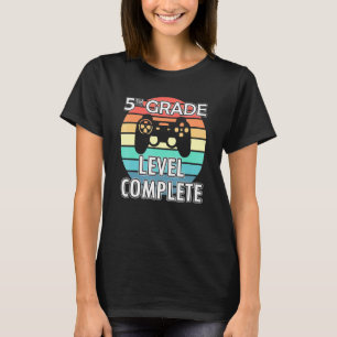 5th Grade Level Complete Fifth Grade Video Gamer G T-Shirt
