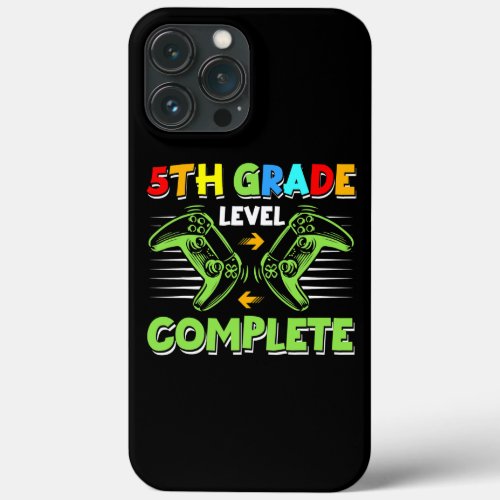 5th Grade Level Complete Game Controller Last Day iPhone 13 Pro Max Case