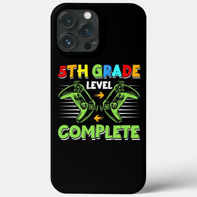 5th Grade Level Complete Game Controller Last Day Case-Mate iPhone Case (Back)