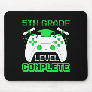5th Grade Level Complete Gamer 5th Grade Graduatio Mouse Pad