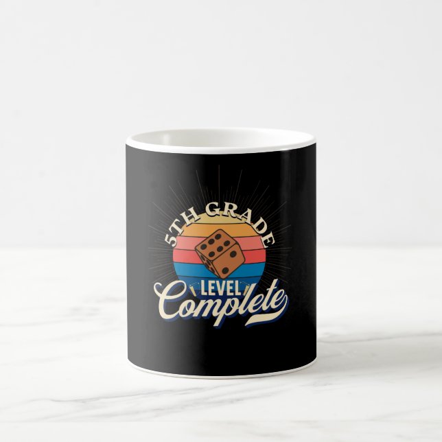 5th Grade Level Complete Gamer Class Graduation Coffee Mug (Center)