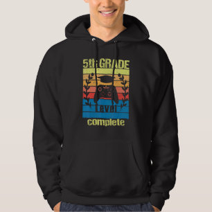 5th Grade Level Complete  Graduation Video Gamer C Hoodie