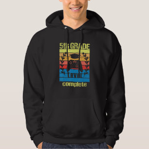 5th Grade Level Complete Graduation Video Gamer Hoodie