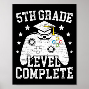5th Grade Level Complete Student Graduation Video  Poster