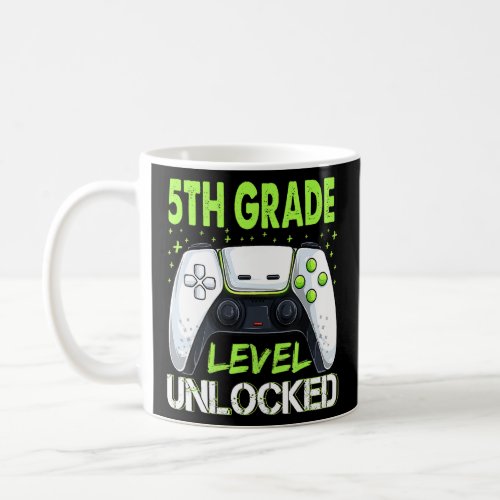5th Grade Level Unlocked Apparel Back To School Ga Coffee Mug