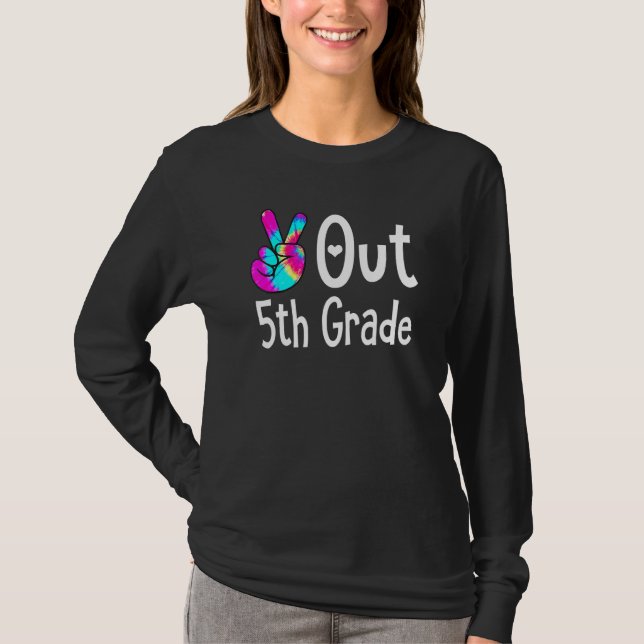 5th Grade Look Out 6th Grade Here I Come Graduatio T-Shirt (Front)