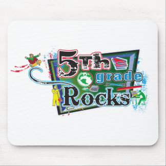 5th Grade Rocks Mousepad