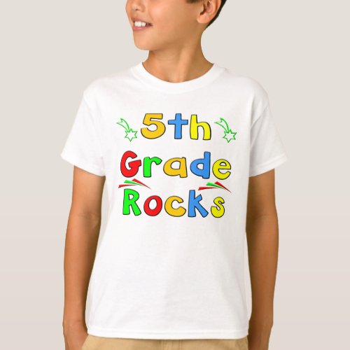 5th Grade Rocks T_Shirt