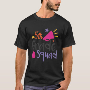 5th Grade Squad Student Teacher Back To School T-Shirt