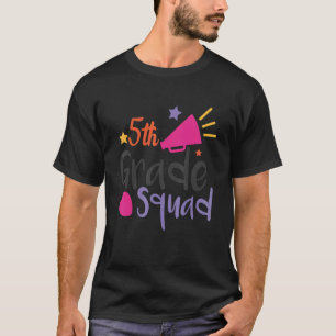 5th Grade Squad Student Teacher Back To School T-Shirt