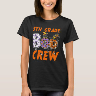 5th Grade Teacher Student Halloween Fifth Grade Bo T-Shirt