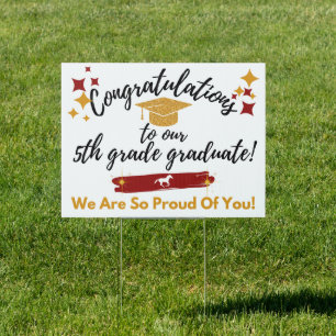 5th Grade Yard Sign - 2023 Sommer Graduation