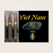 5th green berets special forces flash trading card (Back)