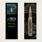 5th green berets special forces group bookmarker (Front & Back)
