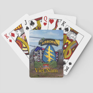 5th green berets vietnam war vets veterans poker C Cards