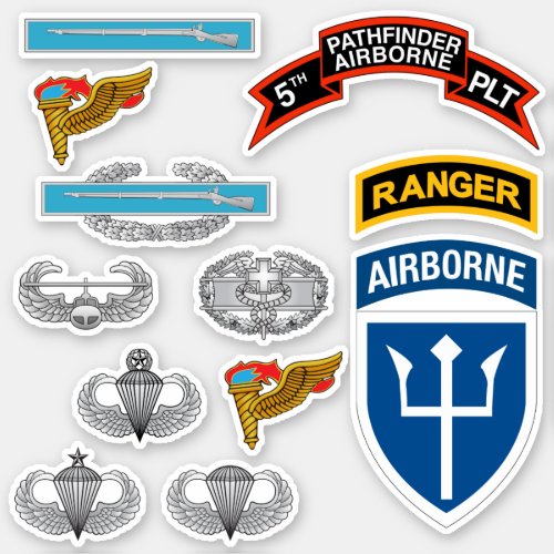 5th INF Platoon Pathfinder Custom_Cut Stickers