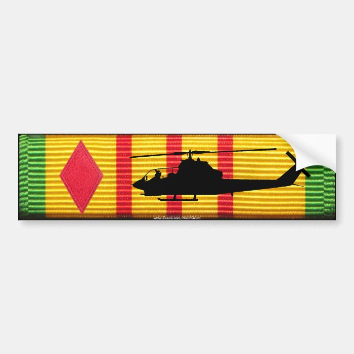 5th Infantry Div. AH 1 Cobra VSM Bumper Sticker