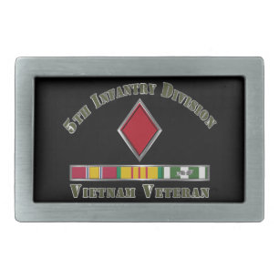 5th Infantry Division Belt Buckle