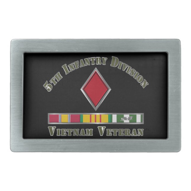 5th Infantry Division  Belt Buckle (Front)