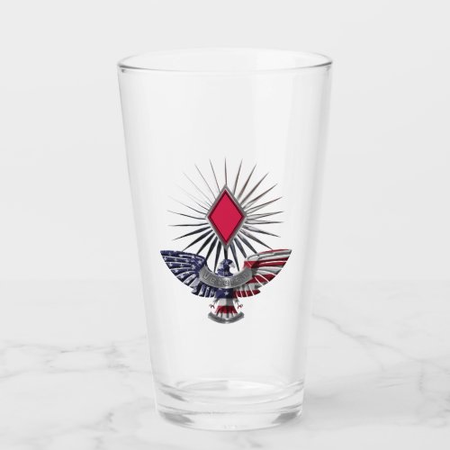 5th Infantry Division Customized Eagle Glass