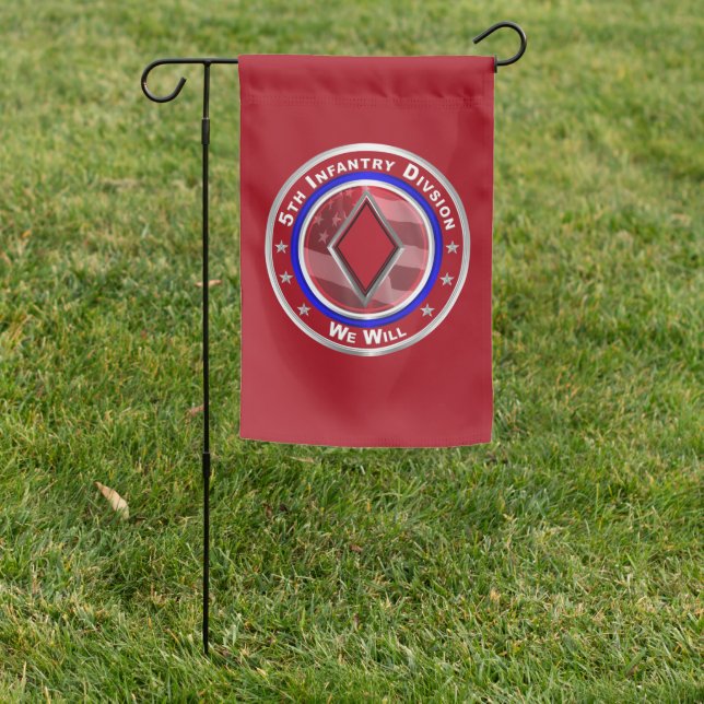 5th Infantry Division  Garden Flag (In SItu)