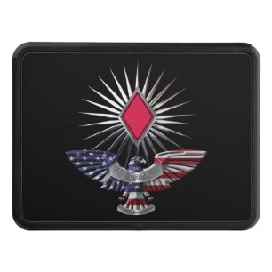5th Infantry Division “Red Diamond/Red Devils” Hit Hitch Cover