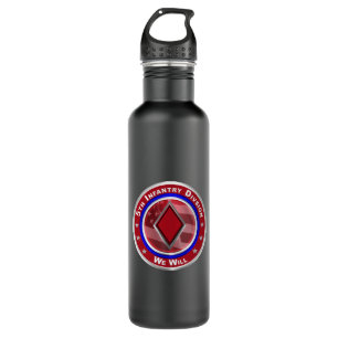 5th Infantry Division Stainless Steel Water Bottle