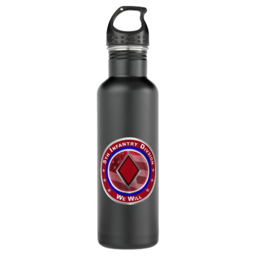  5th Infantry Division Stainless Steel Water Bottle