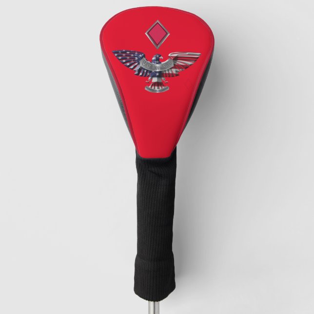 5th Infantry Division Veteran  Golf Head Cover (Front)