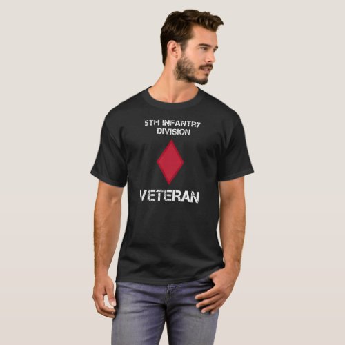 5th Infantry Division Veteran T_Shirt