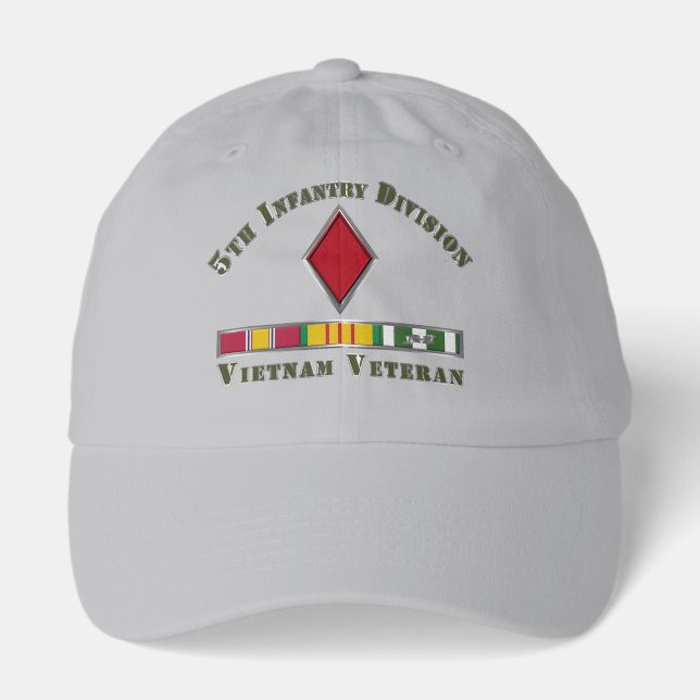 5th Infantry Division Vietnam Veteran Hat (Front)