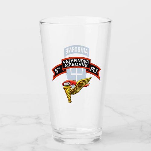 5th Infantry Platoon Pathfinder Beer Glass