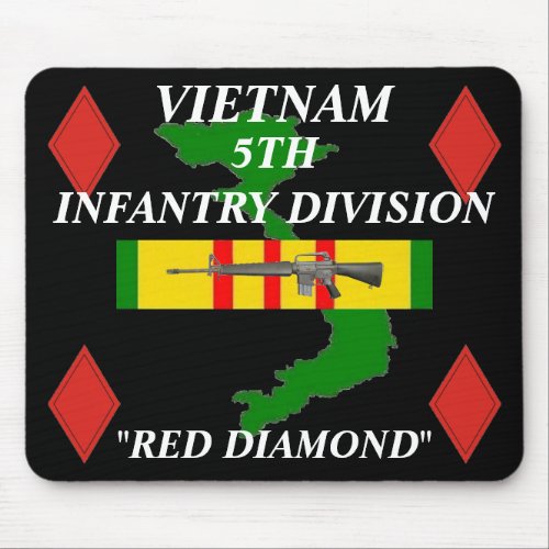 5th Infantry Vietnam Mousepad 2b
