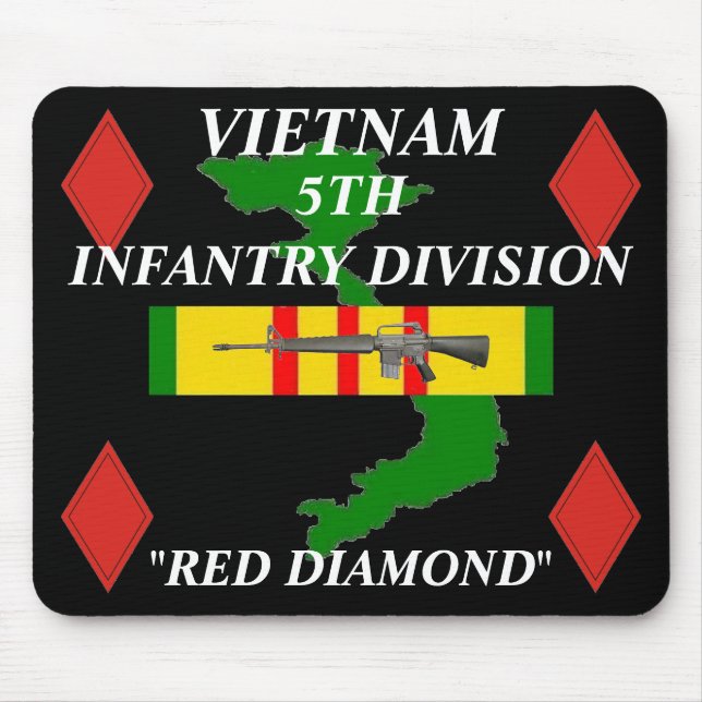 5th Infantry Vietnam Mousepad 2/b (Front)