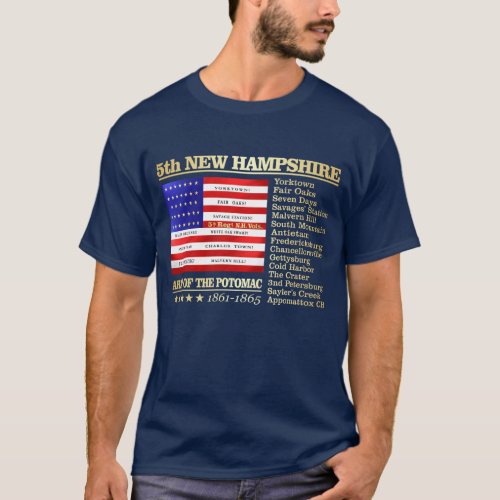 5th NH Vounteer Infantry BH T_Shirt