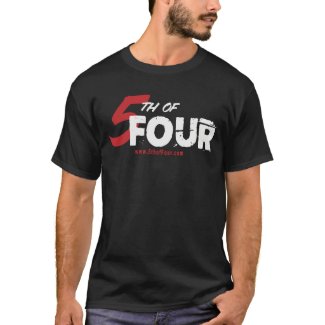 5th of Four T-Shirt - Black
