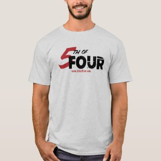 5th of Four T-Shirt - Light Grey