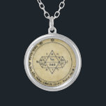 5th Pentacle Of Jupiter For Visions Silver Plated Necklace<br><div class="desc">From the traditional lore called The Key of Solomon,  this seal is said to enhance psychic visions. Excellent for the Metaphysical Worker and anyone who wants to gain knowledge through metaphysical means!</div>
