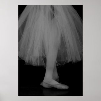 5th Position Black and White- Poster