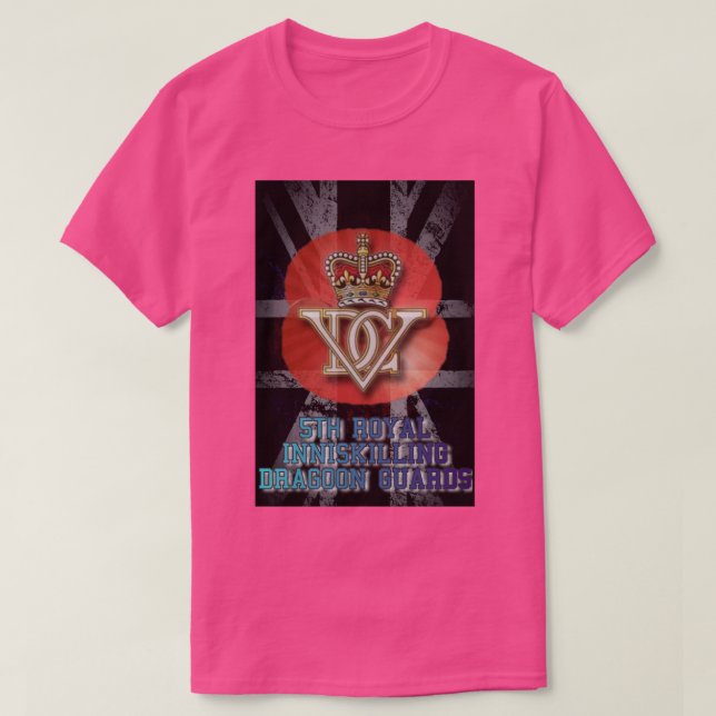 5th ROYAL INNISKILLING DRAGOON GUARDS T-Shirt (Design Front)