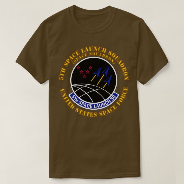5th Space Launch Squadron T-Shirt (Design Front)