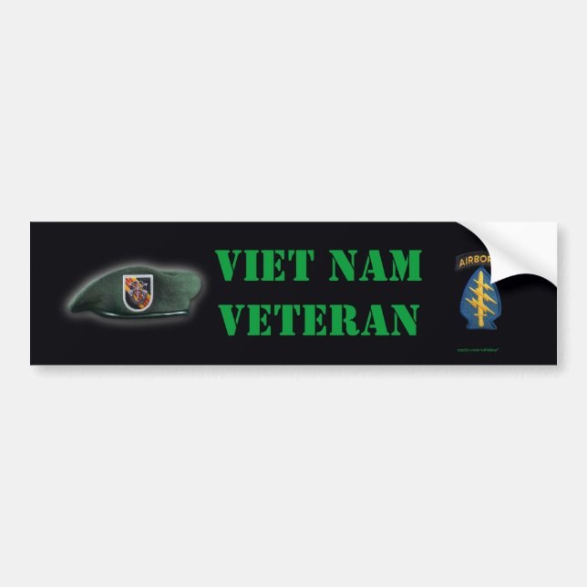 5th special forces flash vietnam Bumper Sticker gi (Front)