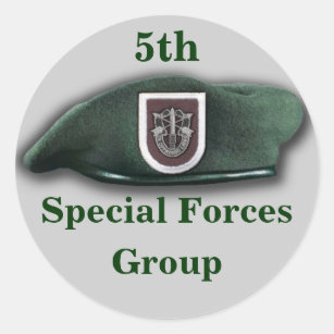 Special Forces 5-Sticker Set SFARTAETC Nous Defions Green Beret SF OD Vinyl