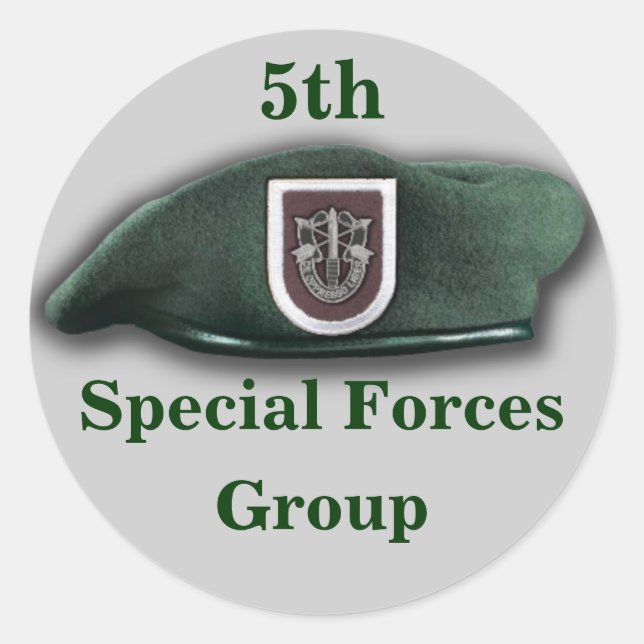 5th Special forces fort campbell veterans Sticker (Front)